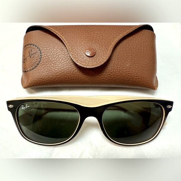 Ray-Ban Accessories - Ray-Ban Black and Tan Sunglasses